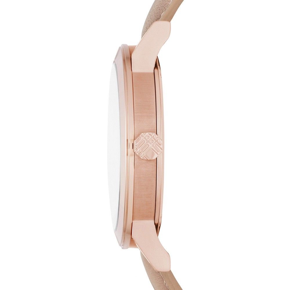 Burberry Unisex Large Check White Leather Unisex Watch BU9012 - The Watches Men & CO #2