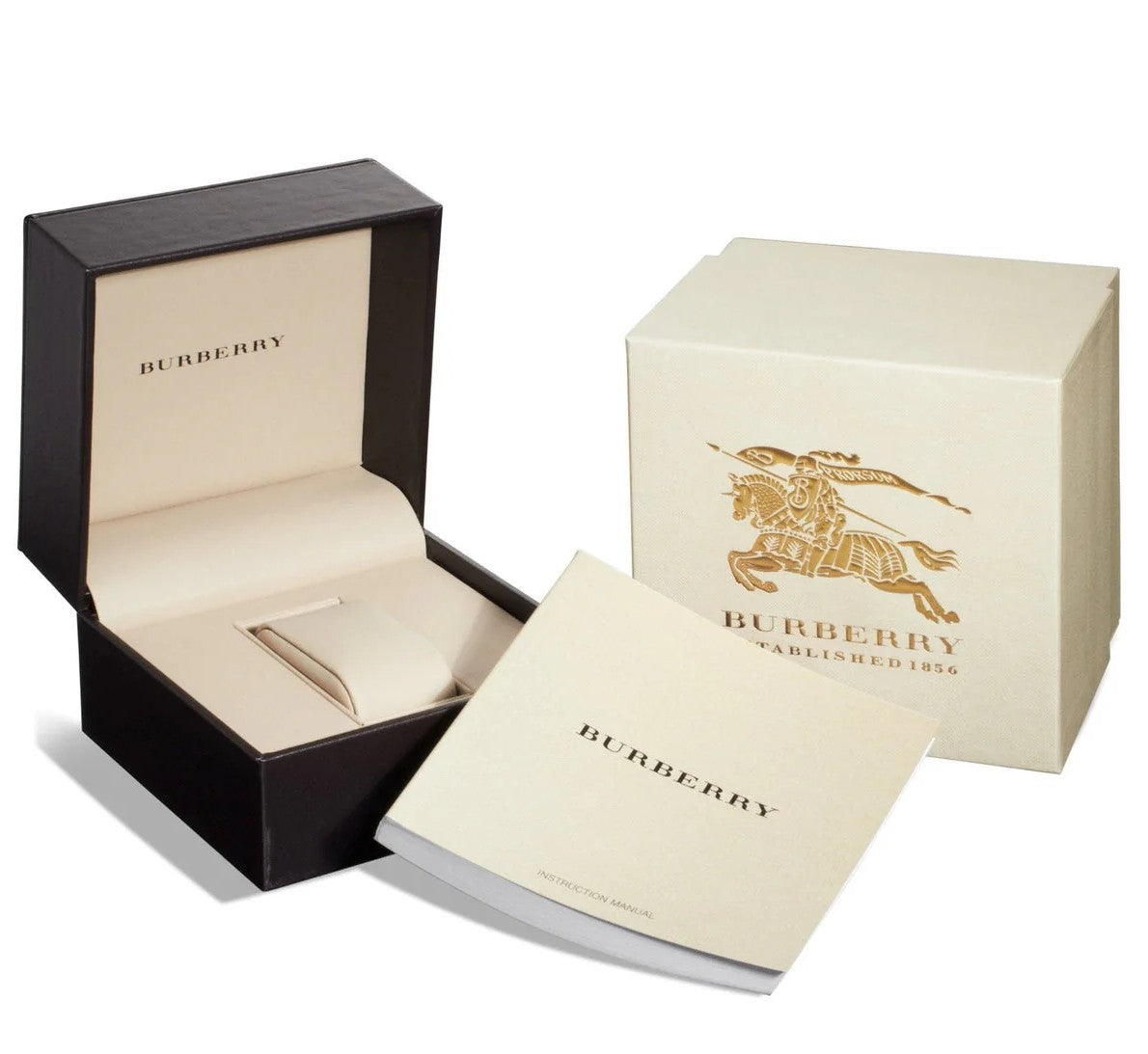 Burberry The City Textured Dial Two Tone Silver and Gold Stainless Steel BU7872