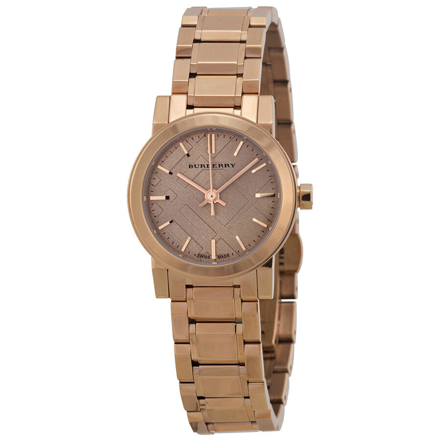 Burberry The City Petite Nude Dial Rose Gold-tone Ladies Watch BU9228 - The Watches Men & CO