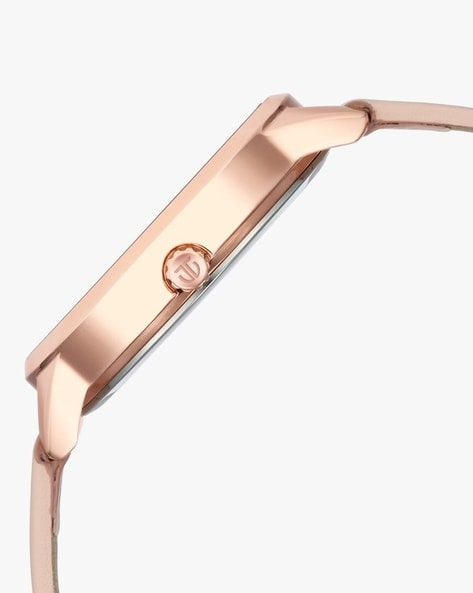Burberry Women’s Swiss Made Leather Strap Rose Gold Dial Women's Watch BU9040 - The Watches Men & CO #2