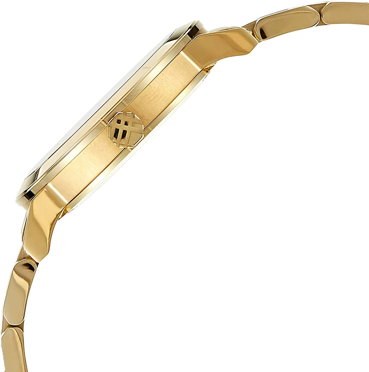 Burberry White Dial Yellow Gold-plated Stainless Steel Unisex Watch BU9003 - Watch