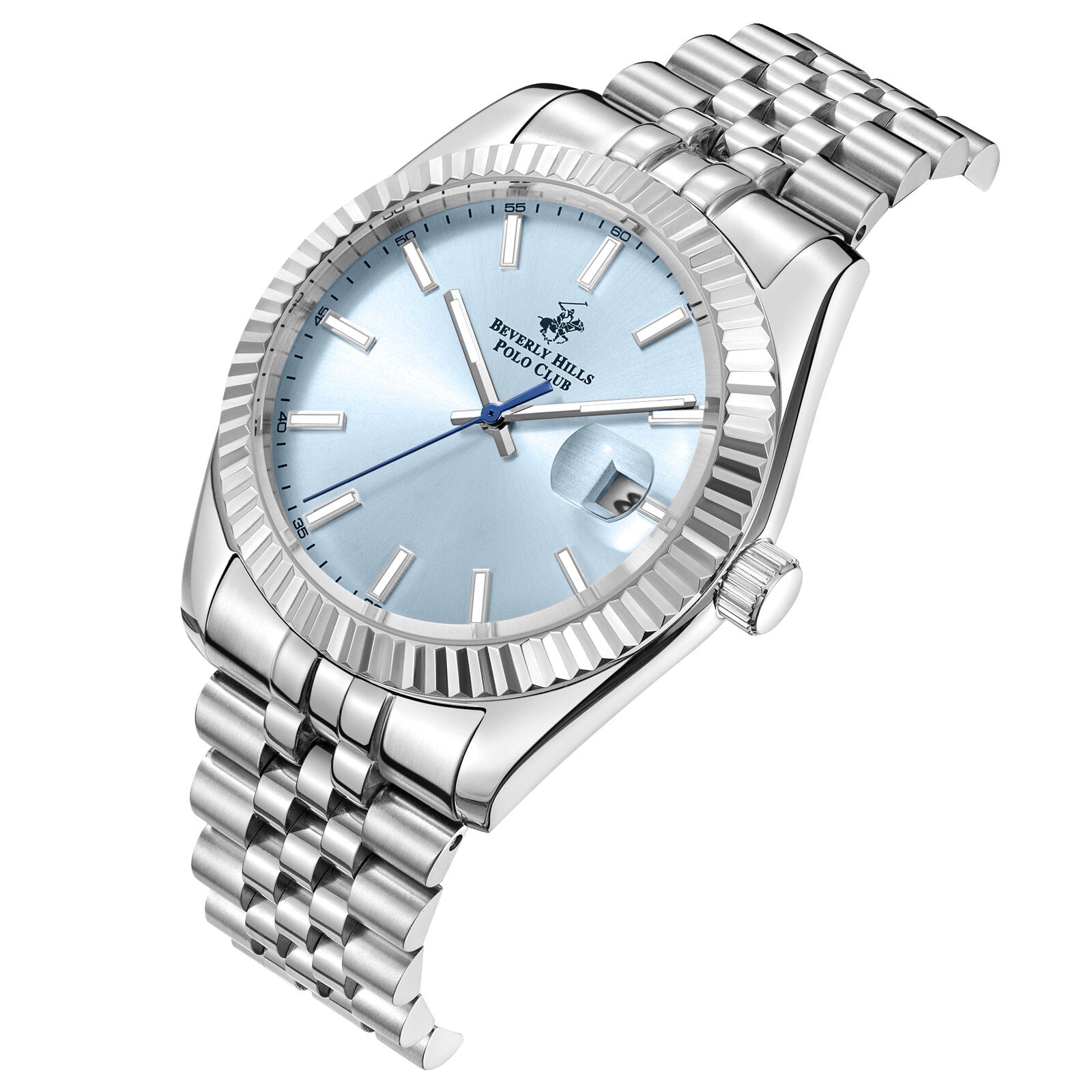Beverly Hills Polo Club Silver Stainless Steel Men's Watch - BP3018X.302 BP3018X.302 - Image 2