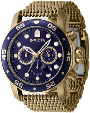 Invicta pro diver chronograph gmt date quartz blue dial men's watch 47239 47239 - Image 1