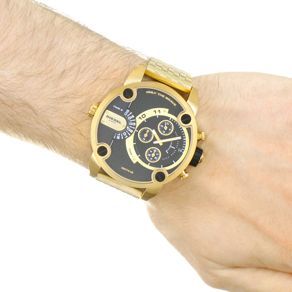 Diesel Little Daddy Chronograph Quartz Black Dial Men’s Watch DZ7412 - Watch
