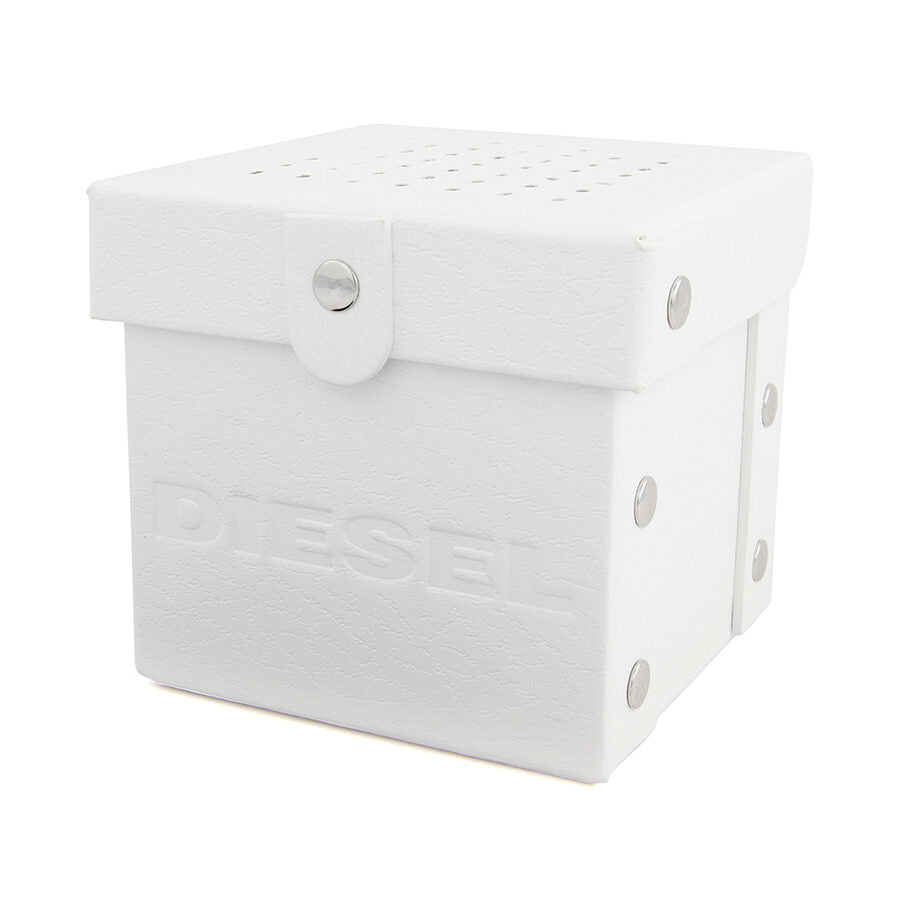 Diesel Mega Chief Black Dial Brown Leather Men's Quartz Watch DZ4343