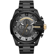 Diesel Mega Chief Men’s Chronograph Black IP Stainless Steel Watch DZ4479 DZ4479 - Image 1