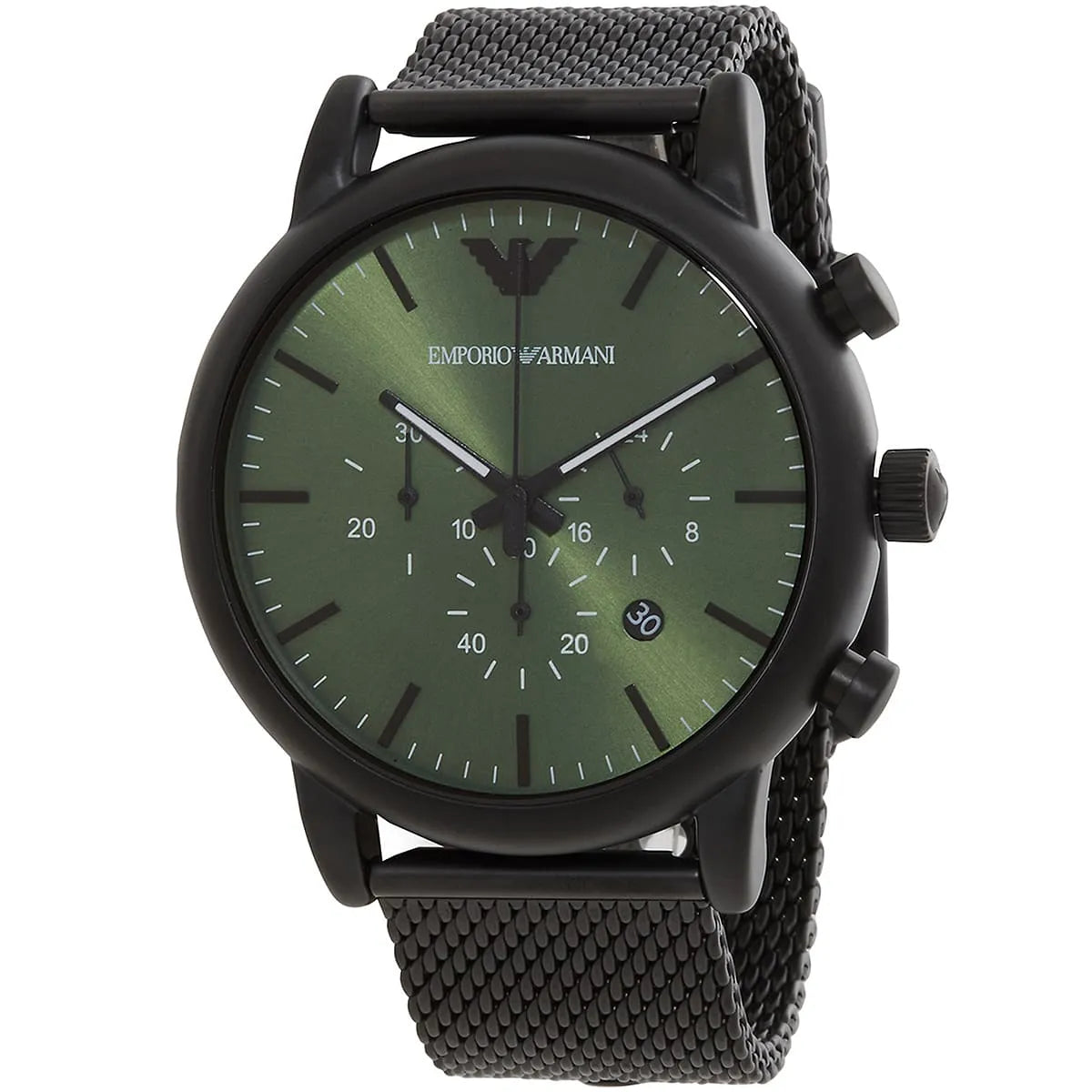 Emporio Armani Chronograph Black Men's Watch - AR11470