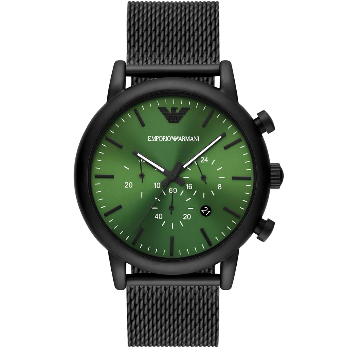 Emporio Armani Chronograph Black Men's Watch - AR11470
