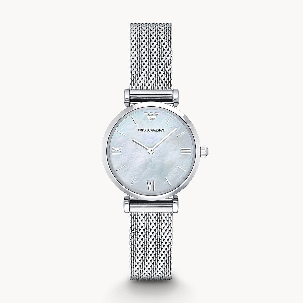 Emporio Armani Silver Ladies Watch - AR1955 AR1955 - Image 1