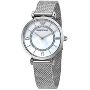 Emporio Armani Quartz Mother of Pearl Dial Ladies Watch #AR11319 - Kiwi Watches