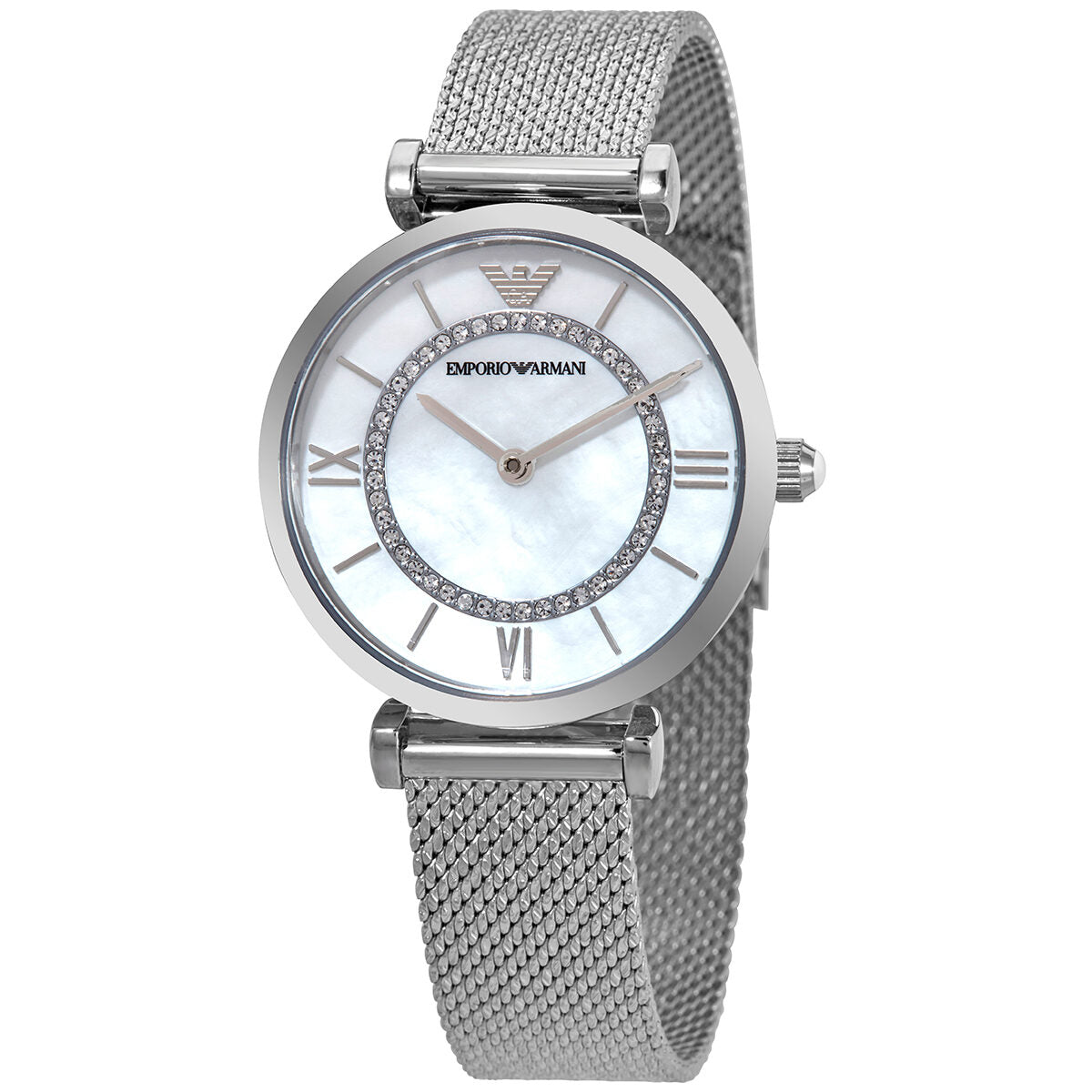 Emporio Armani Quartz Mother of Pearl Dial Ladies Watch #AR11319 - Kiwi Watches