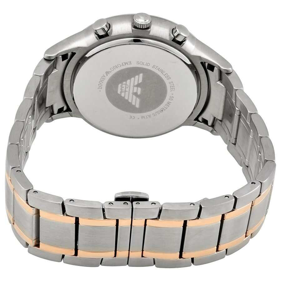 Emporio Armani Renato Chronograph Quartz Black Dial Men's Watch AR11165