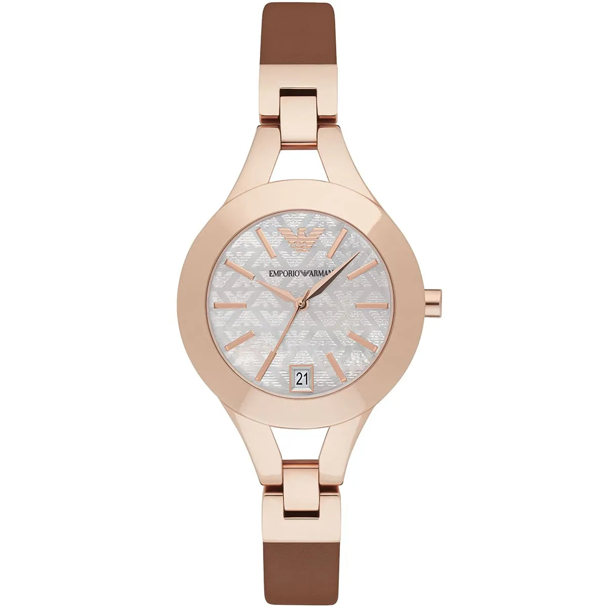 Emporio Armani Rose Gold Ladies Watch - AR7430 AR7430 - Image 1
