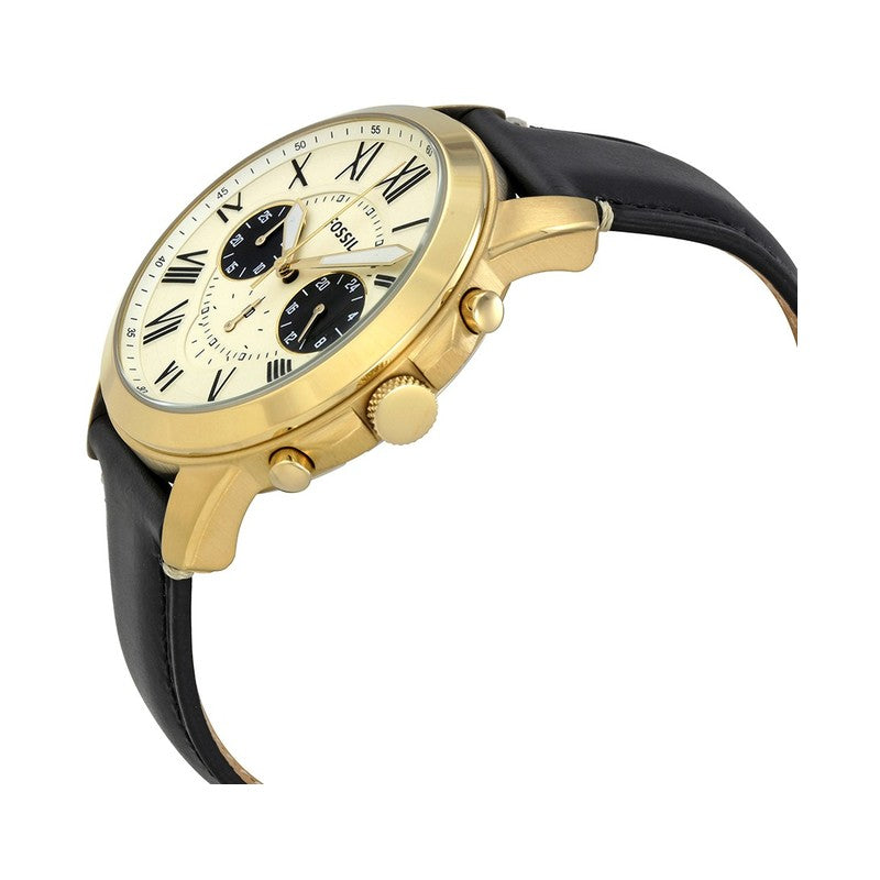 Fossil Grant Chronograph Cream Dial Men’s Watch FS5272 - Watch