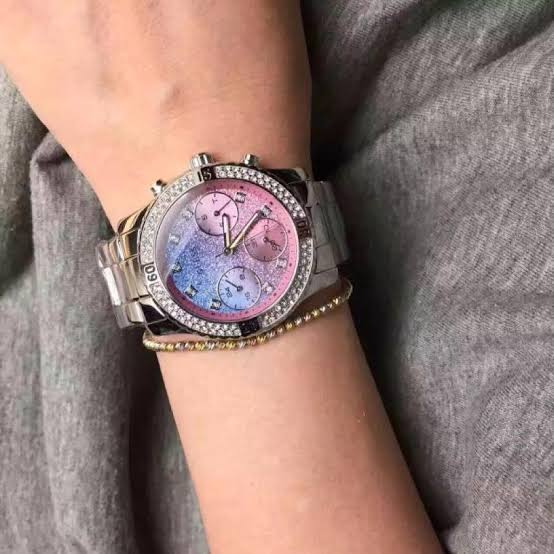 Guess Confetti Silver-Tone Ladies Watch W0774L1 - The Watches Men & CO #3