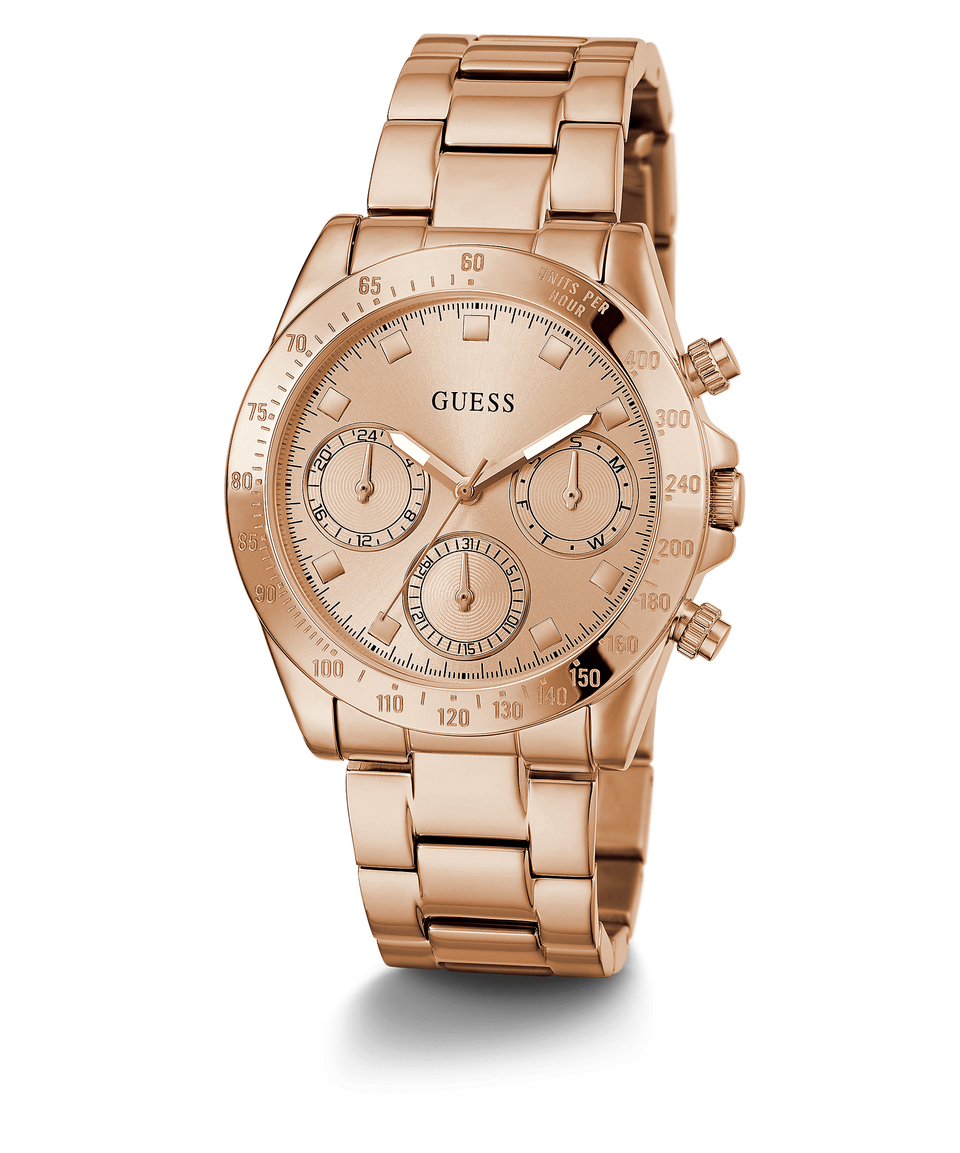 Guess Eclipse Rose Gold Tone Unisex Watch GW0314L3 - Watch
