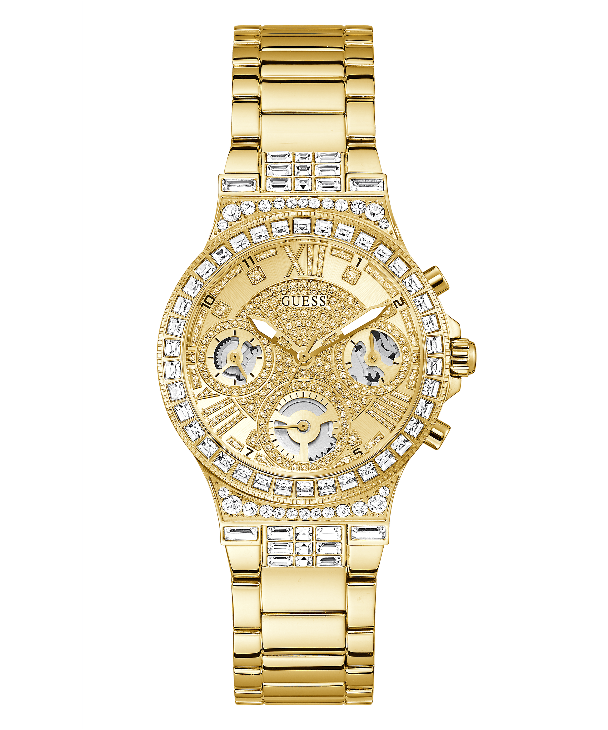 Guess Gold Glitz Dial Women’s Watch GW0320L2 - Watch