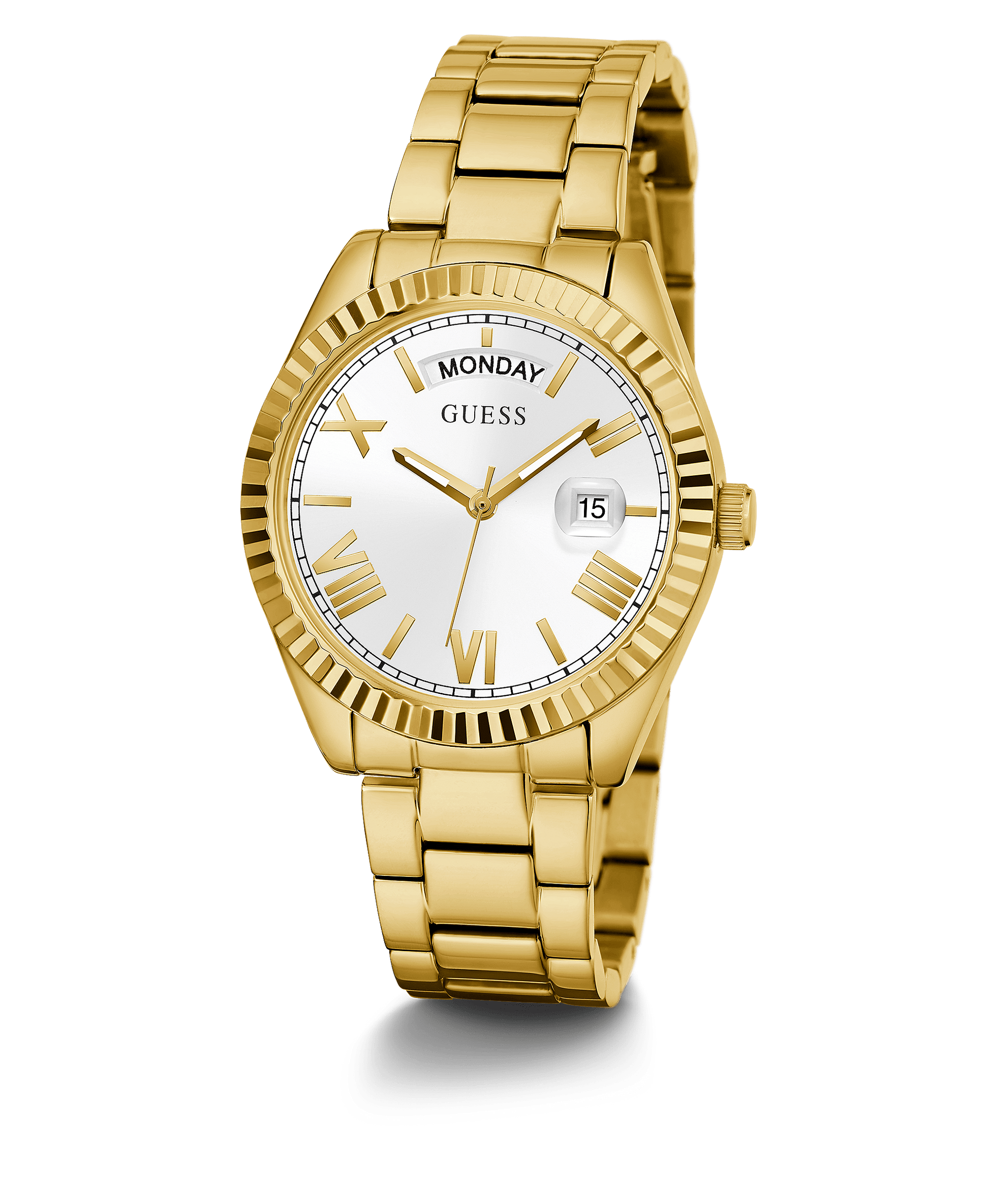 Guess Luna Gold White Dial Women’s Watch GW0308L2 - Watch