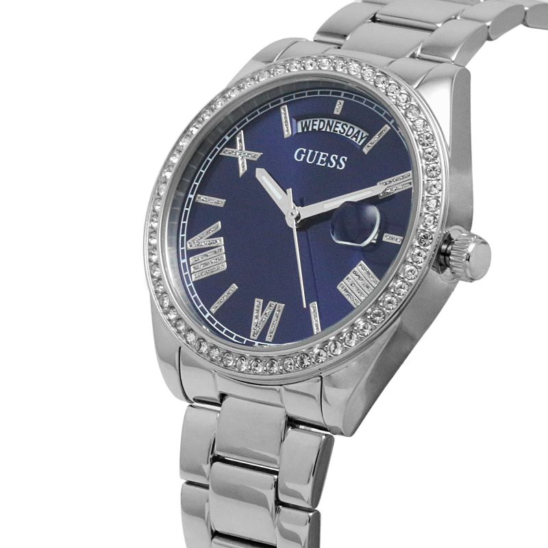Guess Luna Silver Case Blue Dial Women’s Watch GW0307L1 - Watch