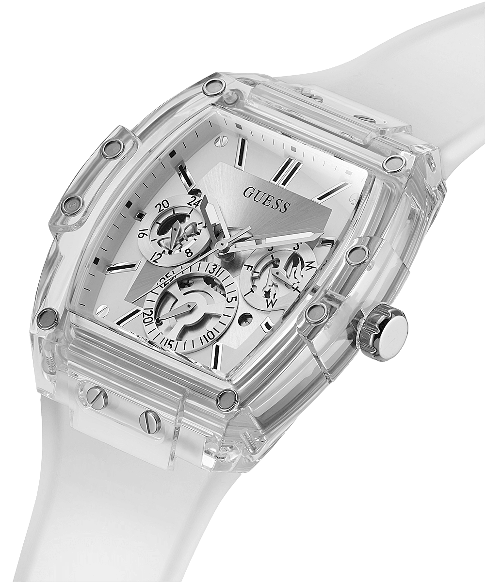 Guess Multi-function Clear PU Men’s Watch GW0203G1 - Watch