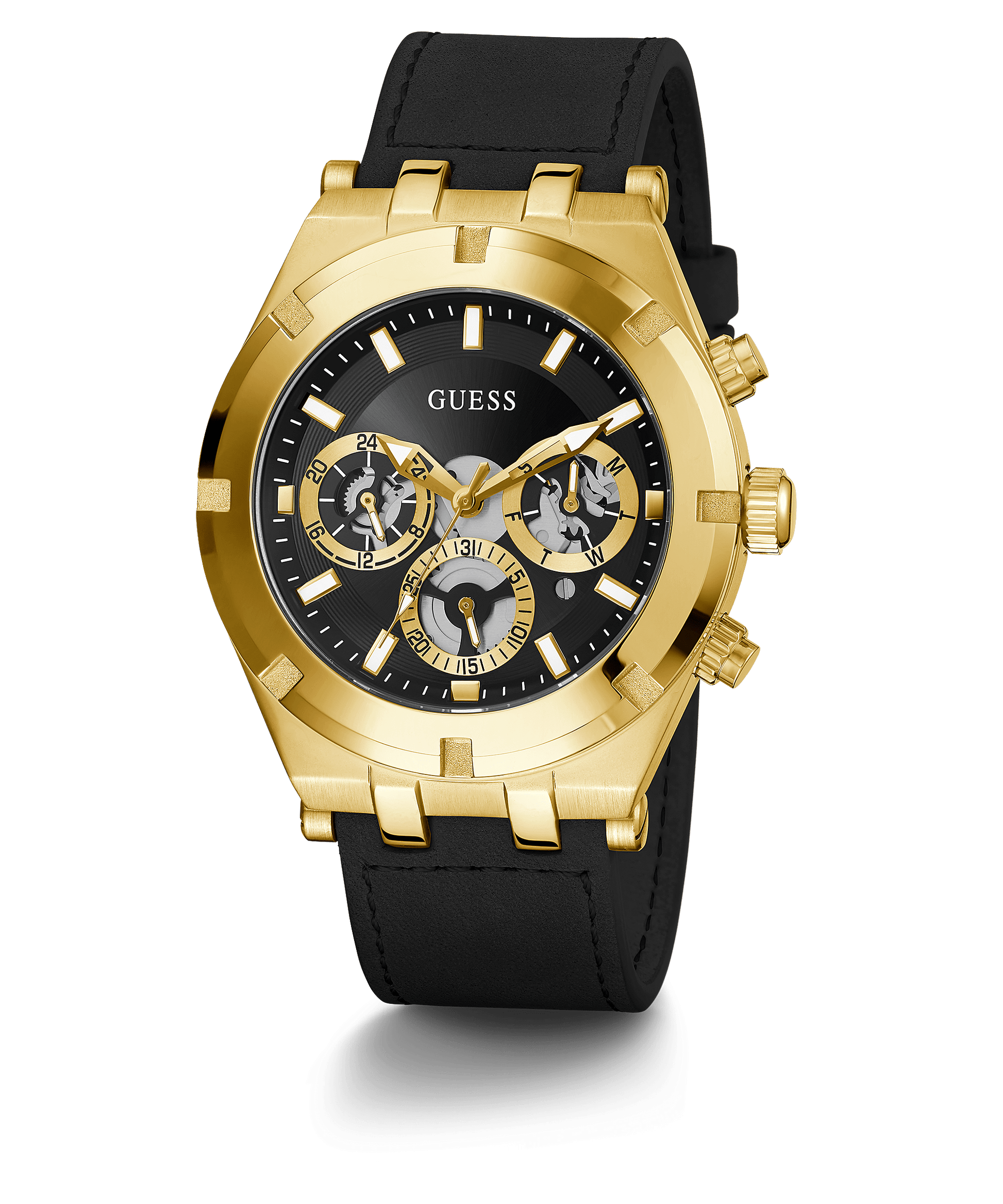 Guess Multi-function Gold & Black Men’s Watch GW0262G2 - Watch