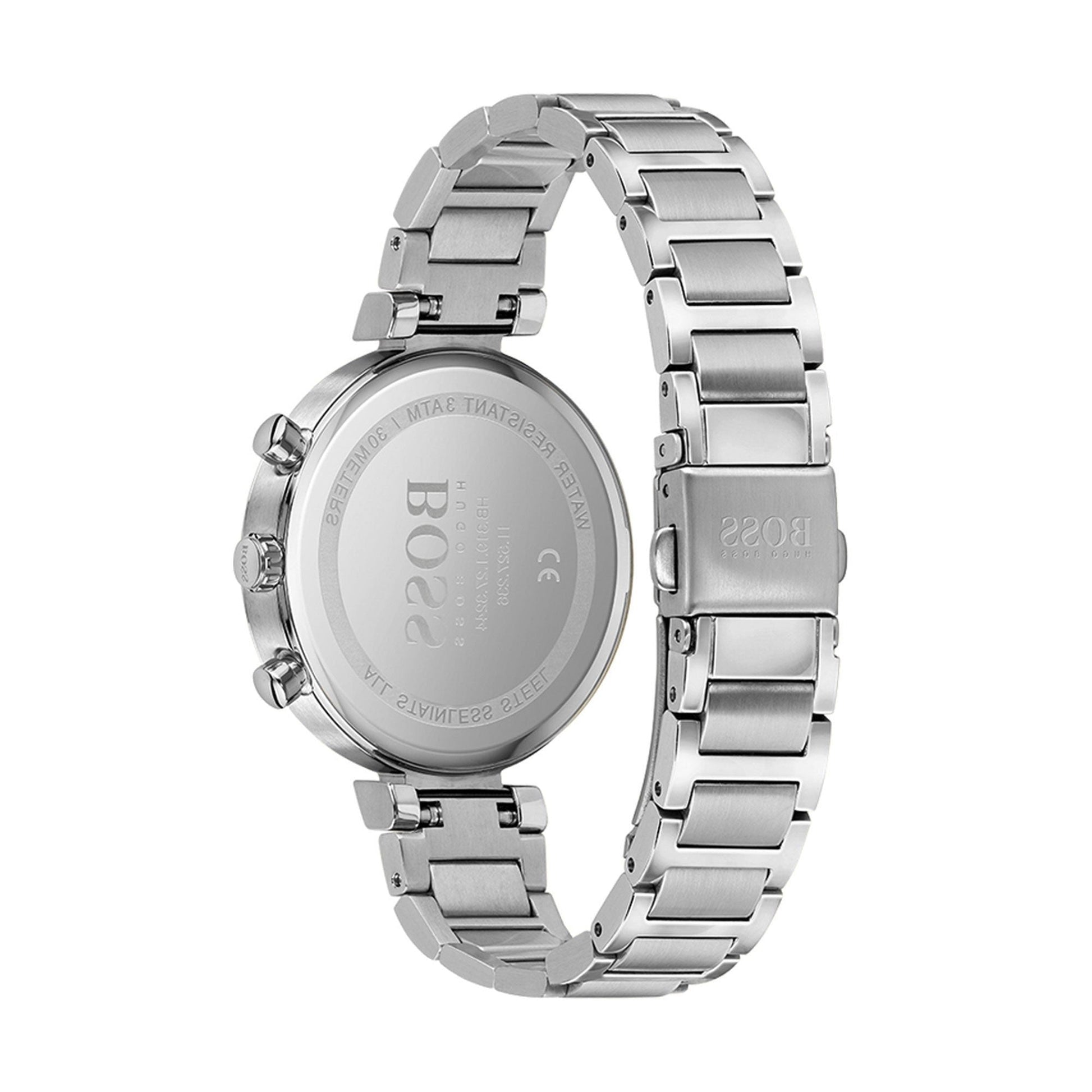 Hugo Boss Flawless Chronograph Silver Women's Watch 1502530 - The Watches Men & CO #3