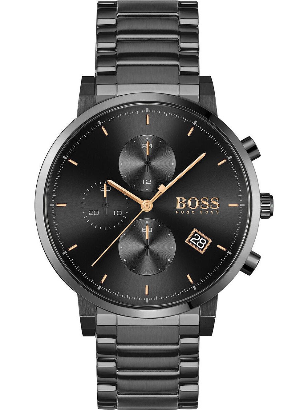 Hugo Boss Integrity Black Stainless Steel Men’s Watch 1513780 - Watch