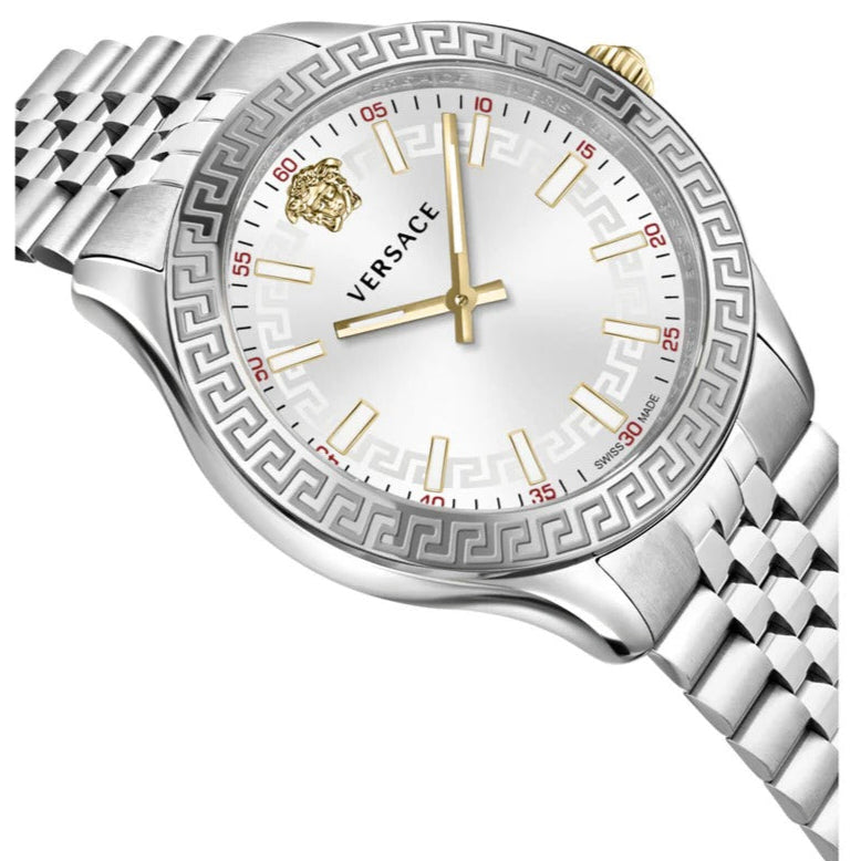 Versace Hellenyium Quartz White Dial Silver Steel Strap Watch for Women - VEHU00320 VEHU00320 - Image 2