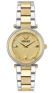 Versace Reve Analog Gold Dial Two Tone Steel Strap Watch for Women - VE8B00324 VE8B00324 - Image 1