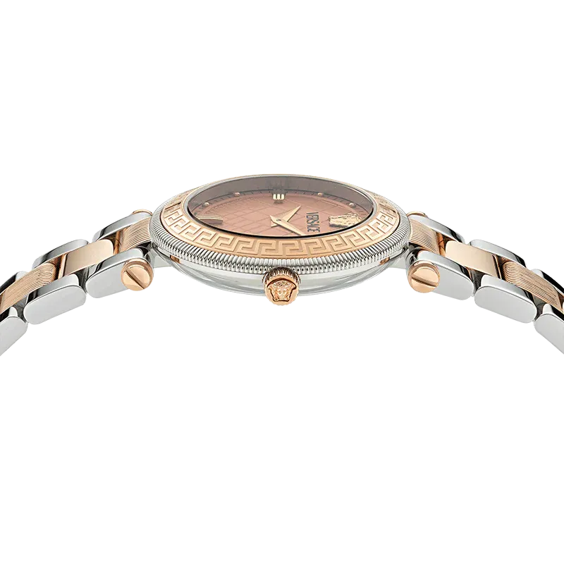 Versace Reve Analog Rose Gold Dial Two Tone Steel Strap Watch for Women - VE8B00424 VE8B00424 - Image 2