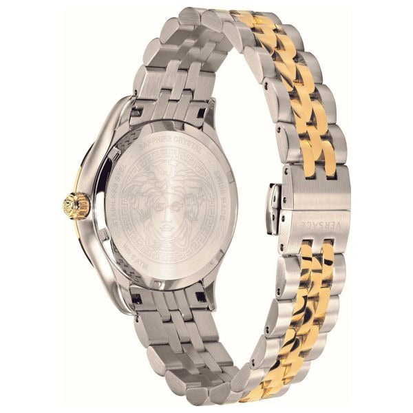 Versace Hellenyium Grey Dial Two Tone Steel Strap Watch for Women - VEHU00520 VEHU00520 - Image 5