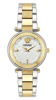 Versace Reve Analog White Dial Two Tone Steel Strap Watch for Women - VE8B00724 VE8B00724 - Image 1