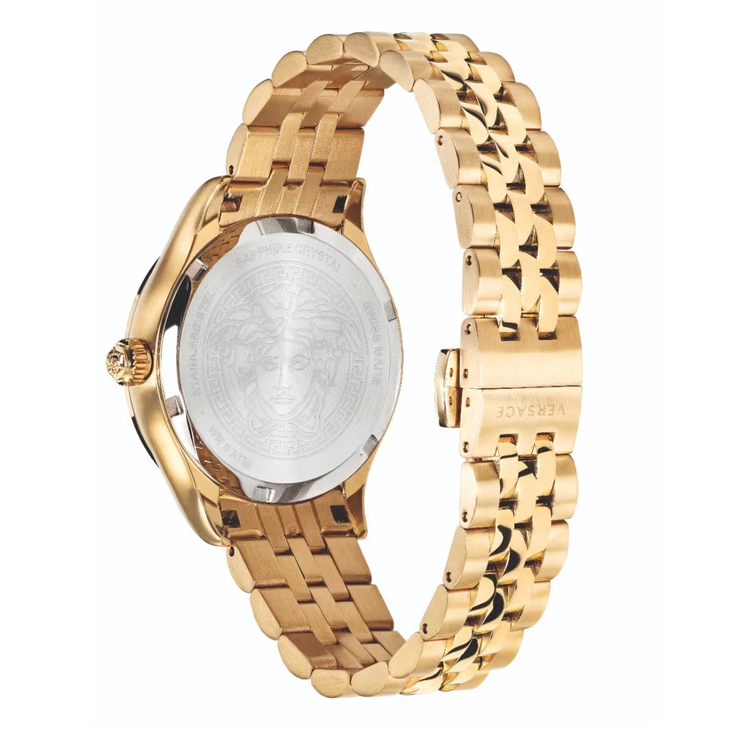 Versace Virtus Quartz Gold Dial Gold Steel Strap Watch for Women - VEHU00720 VEHU00720 - Image 6