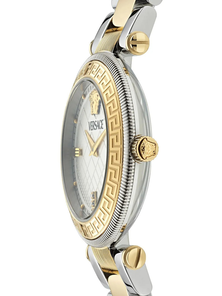 Versace Reve Analog White Dial Two Tone Steel Strap Watch for Women - VE8B00724 VE8B00724 - Image 2
