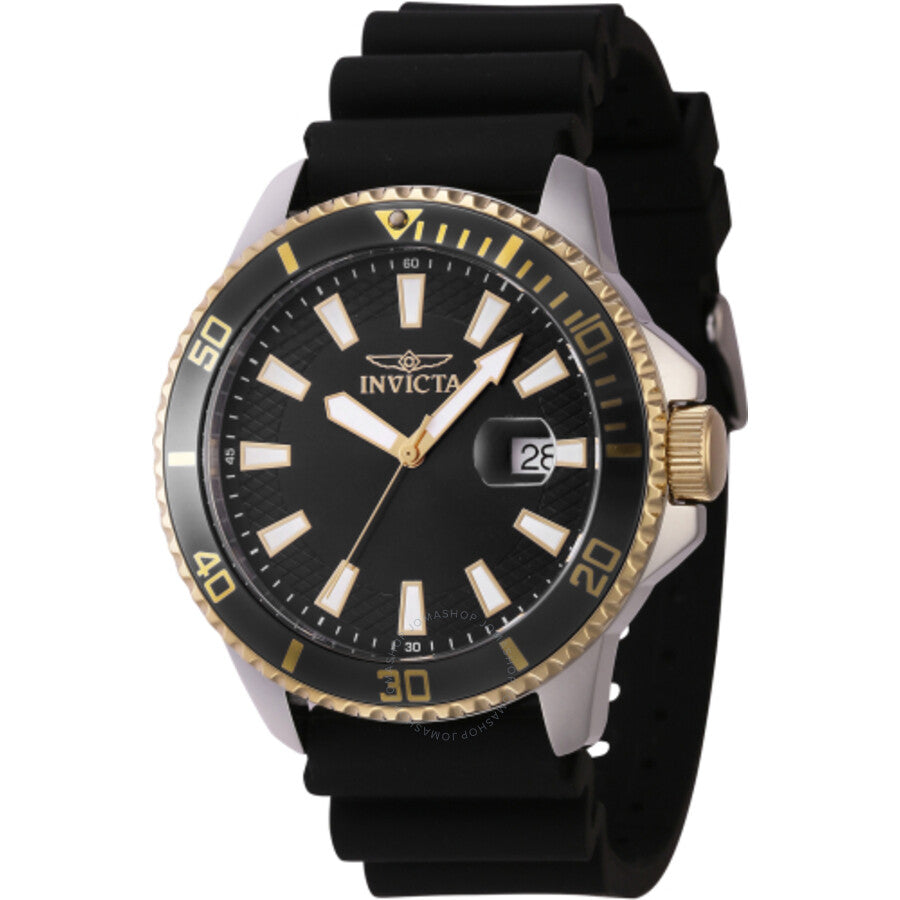 Invicta Pro Diver Quartz Black Dial Men's Watch 46132 - Kiwi Watches