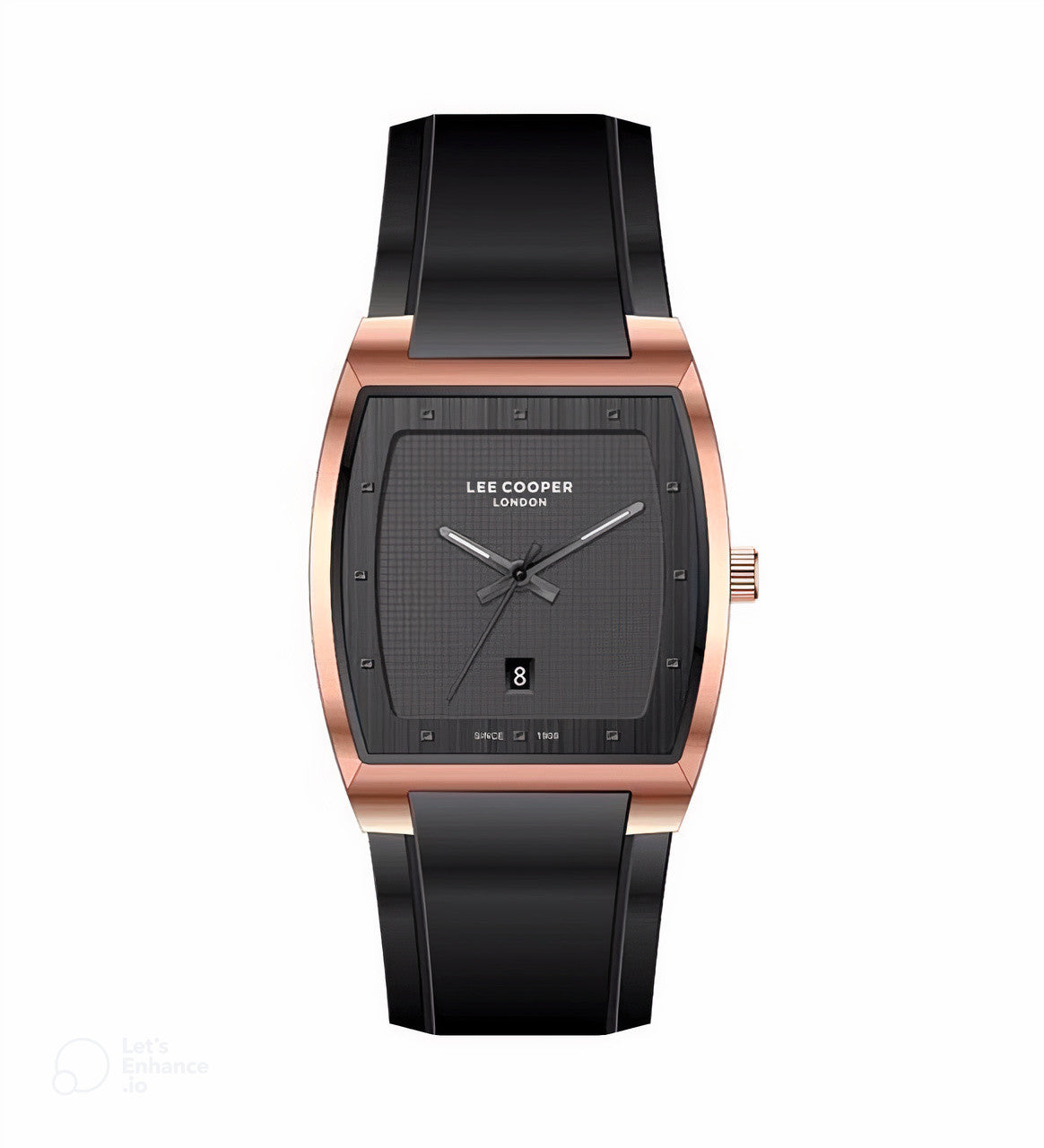 Lee Cooper Men’s Black Dial Analog Leather Strap Watch – LC07061.451 - Watch