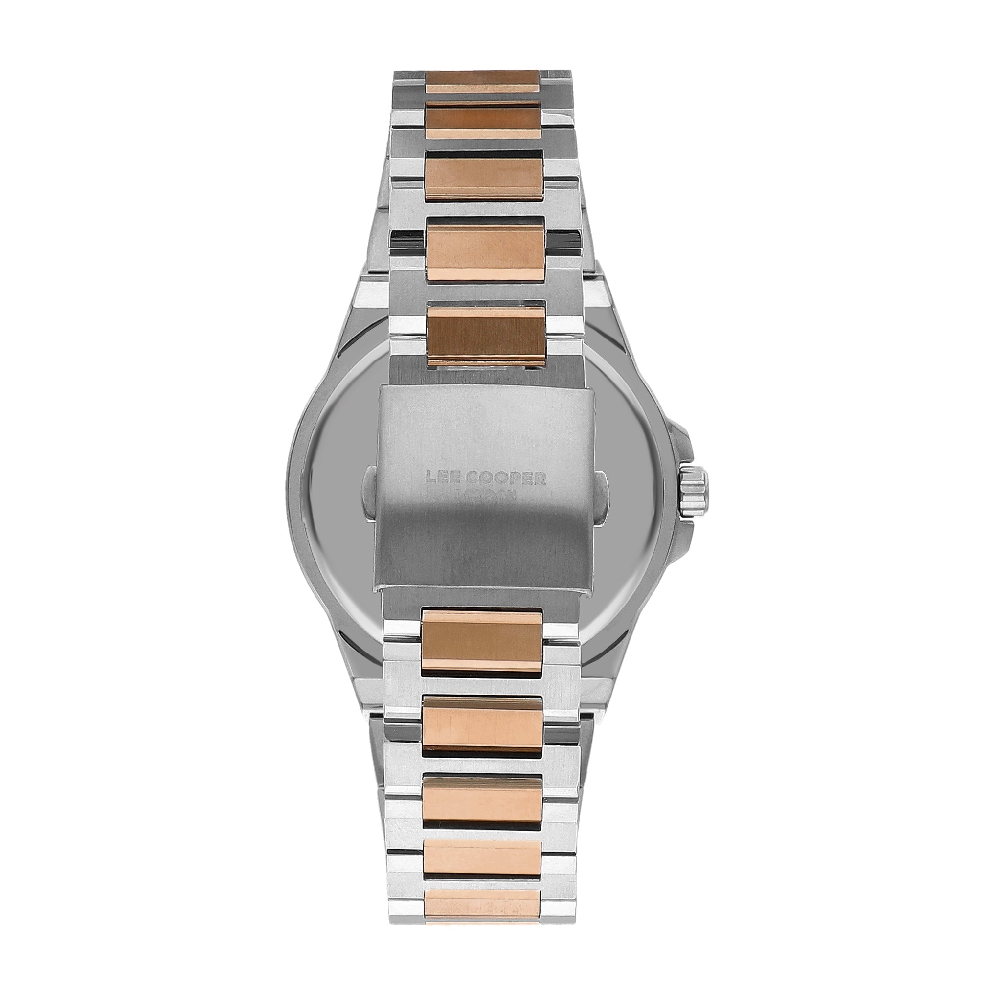 Lee Cooper Men’s Watch Silver Dial Two Toned Metal Strap Watch – LC07622.530 - Watch
