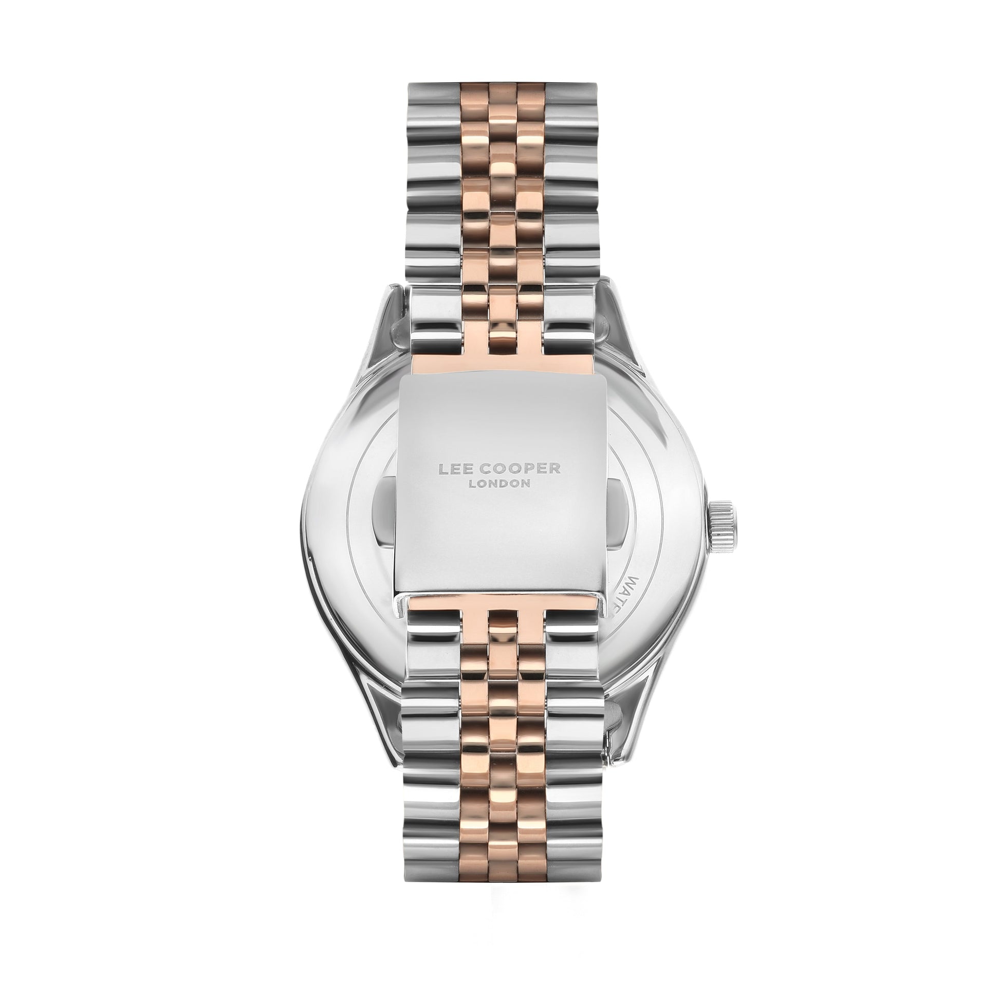 Lee Cooper Women Metal Silver & Rose Gold Strap Analog Watch – LC07310.550 - Watch