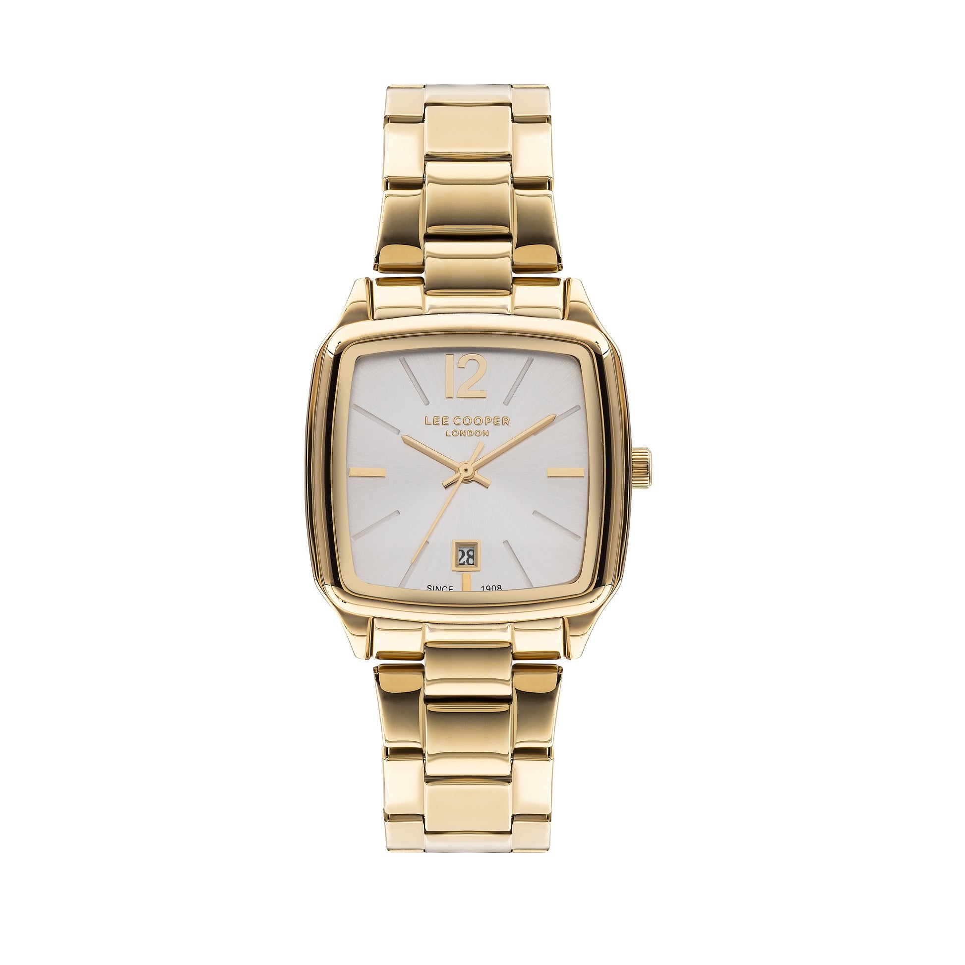 Lee Cooper Women’s 36 MM Gold Analog Metal Strap Watch – LC07612.130 - Watch