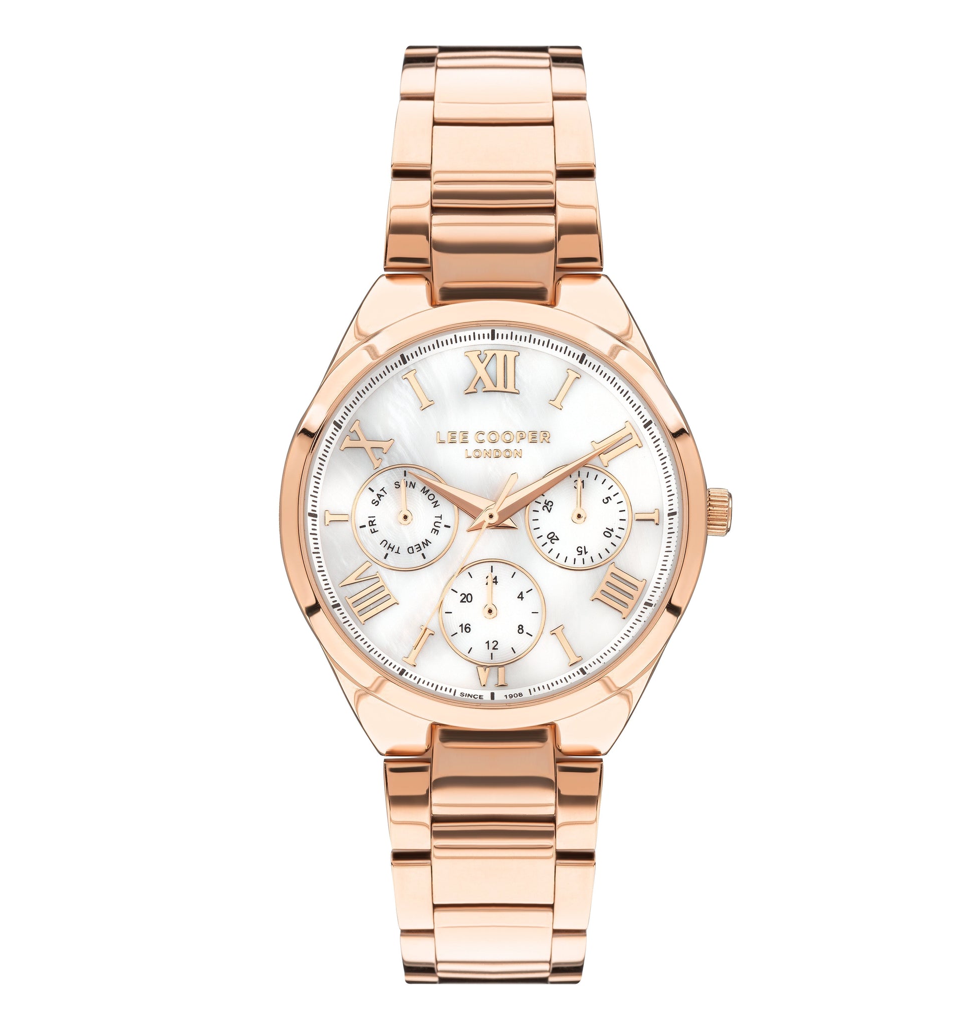 Lee Cooper Women’s Multi Function White Mop Dial Watch – LC07456.420 - Watch