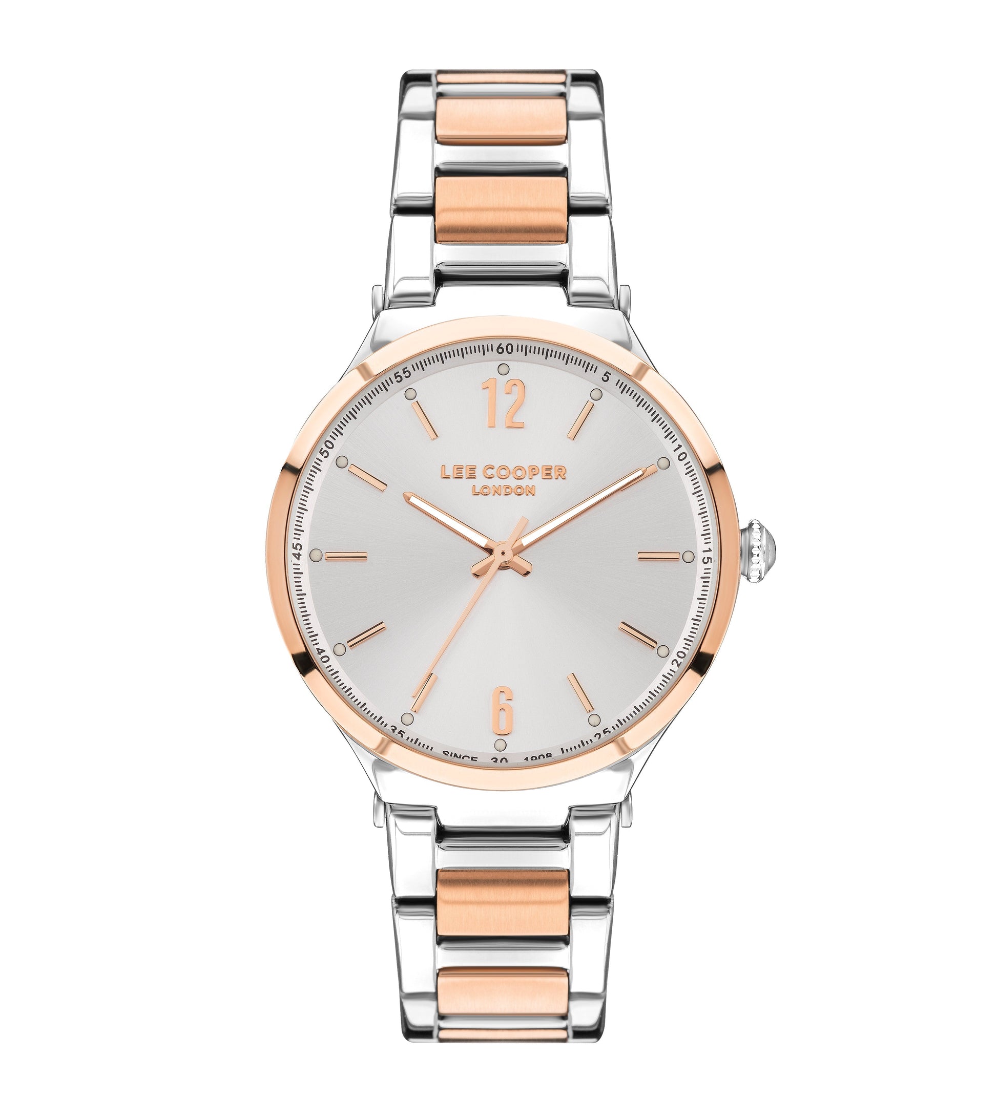 Lee Cooper Women’s Silver Dial Analog Metal Strap Watch – LC07440.520 - Watch