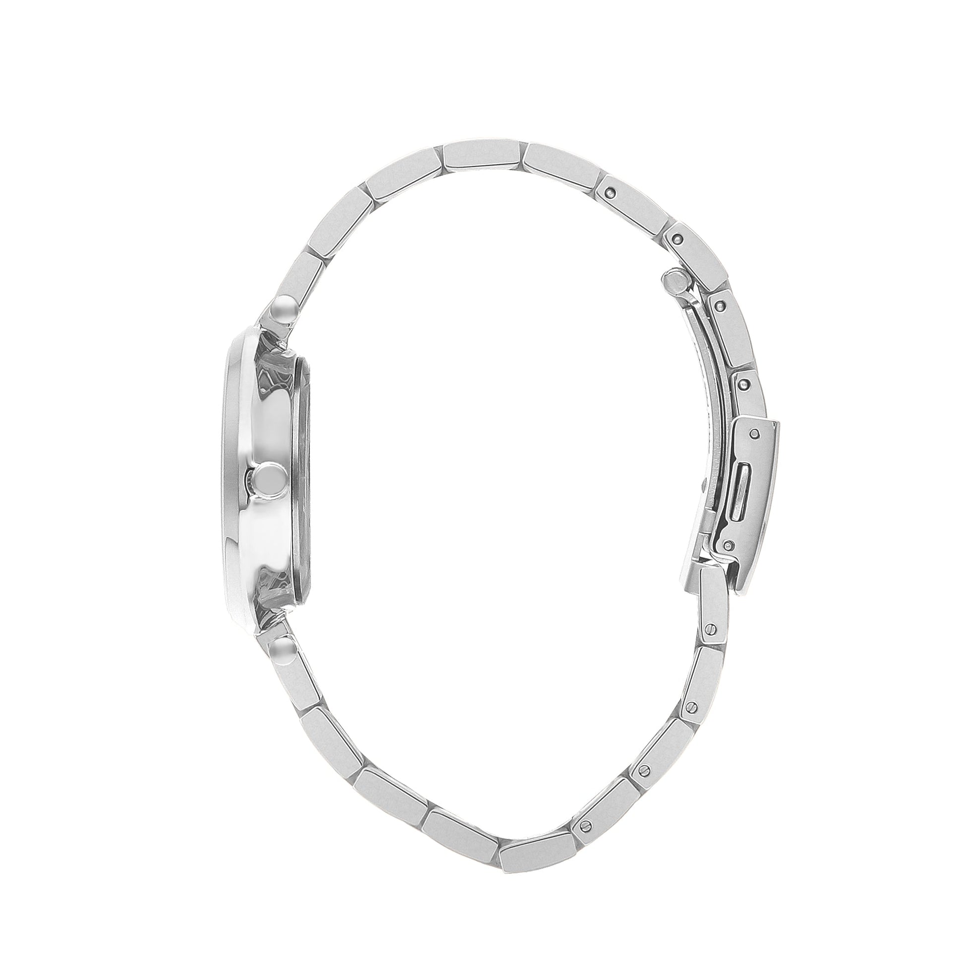 Lee Cooper Women’s Silver & Rose Gold Analog Stainless Steel Strap Watch – LC07591.530 - Watch