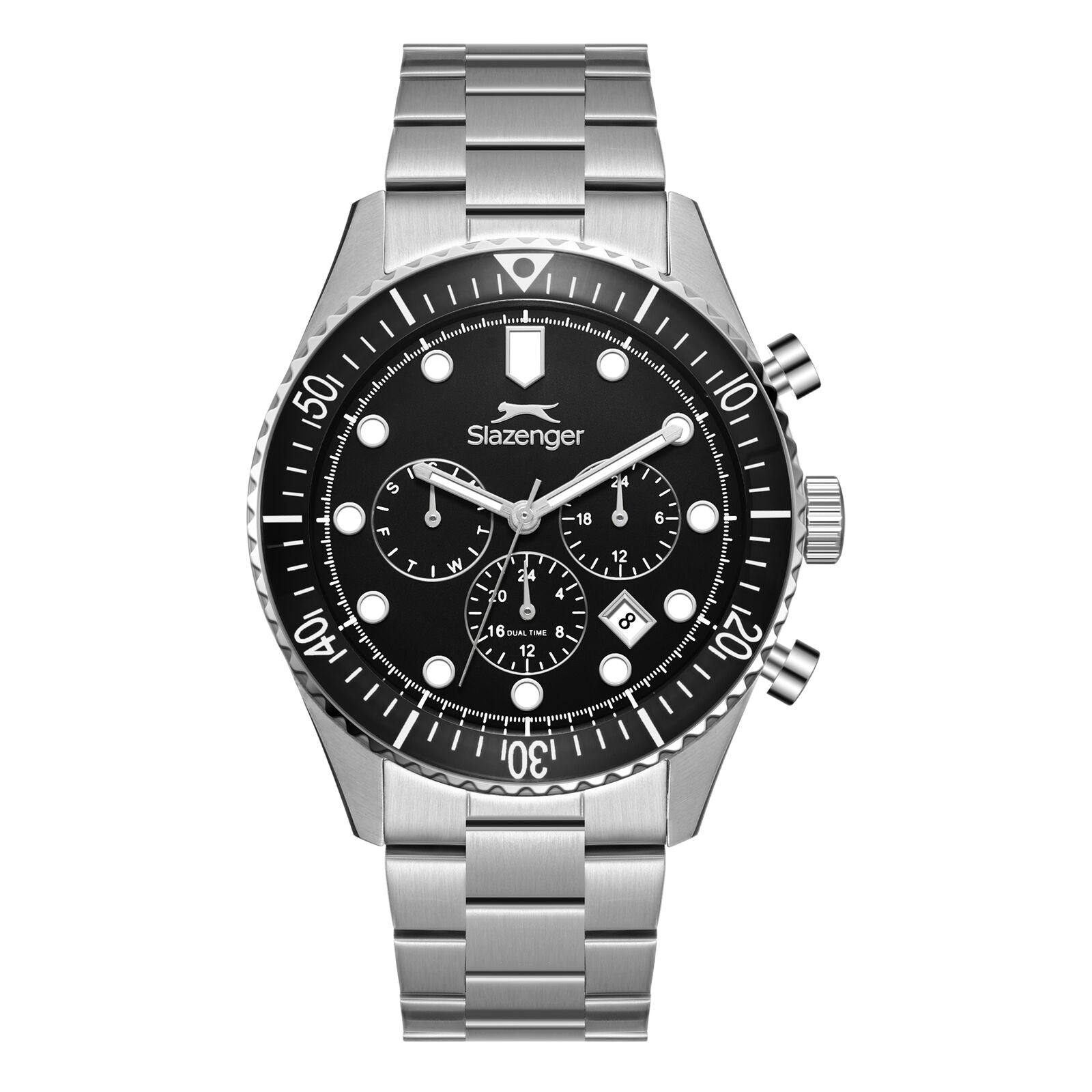 SLAZENGER Metallic Stainless Steel Men's Watch - SL.09.2490.2.01 SL.09.2490.2.01 - Image 1