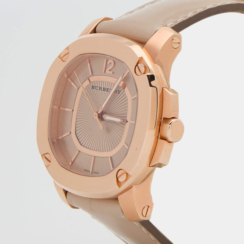 Burberry The Britain Gray Dial Gray Leather Strap Watch for Women - BBY1718 BBY1718 - Image 2