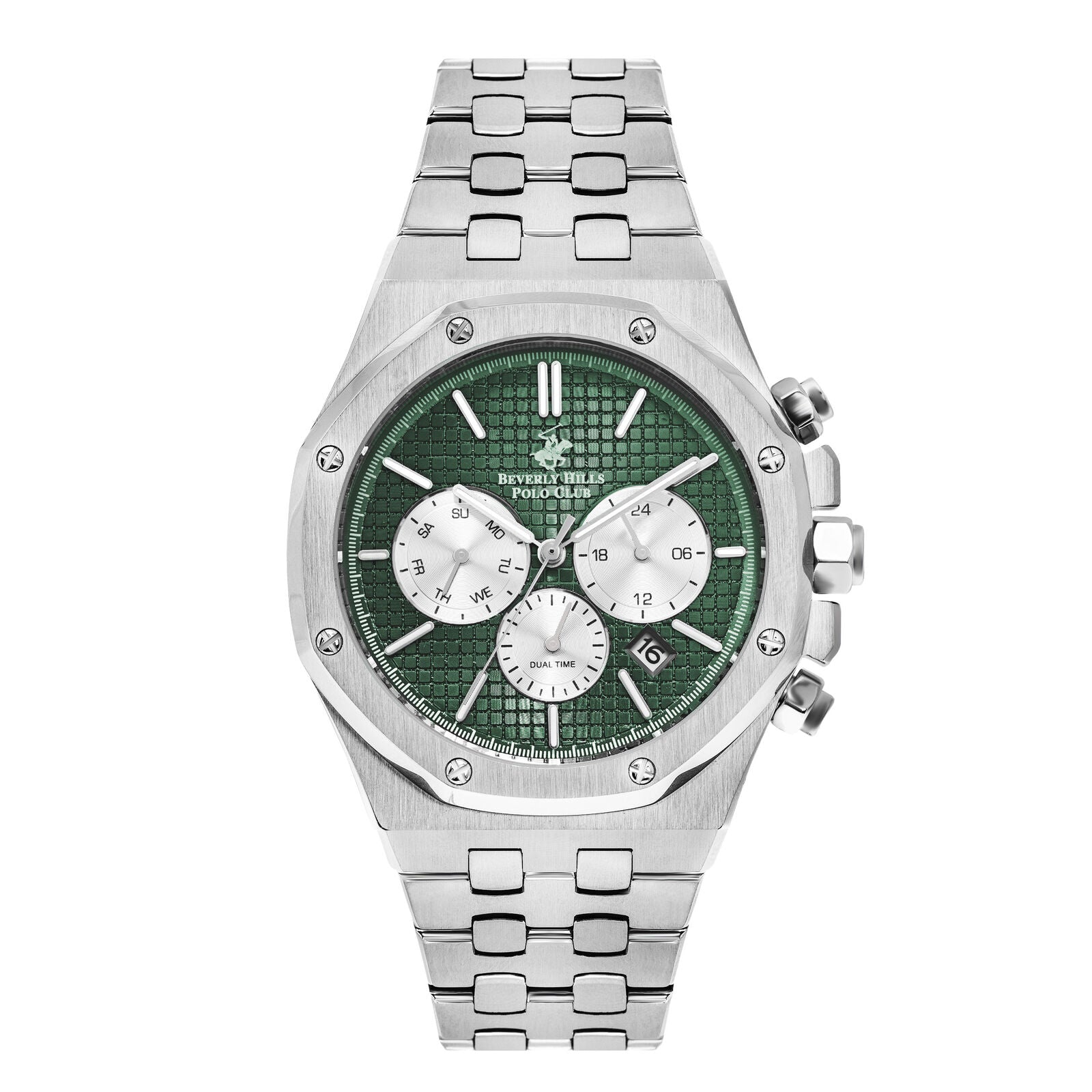 Beverly Hills Polo Club Silver Men's Watch BP3051X.371 BP3051X.371 - Image 1