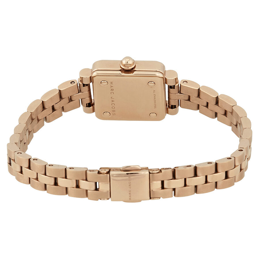 Marc Jacobs Vic Silver Dial Rose Gold-tone Ladies Watch MJ3530 - The Watches Men & CO #3