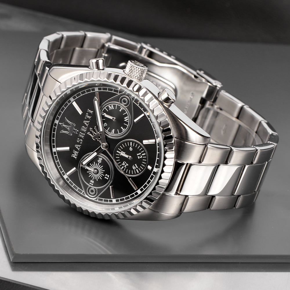 Maserati Competizione Chronograph Quartz Black Dial Men’s Watch R8853100014 - Watch