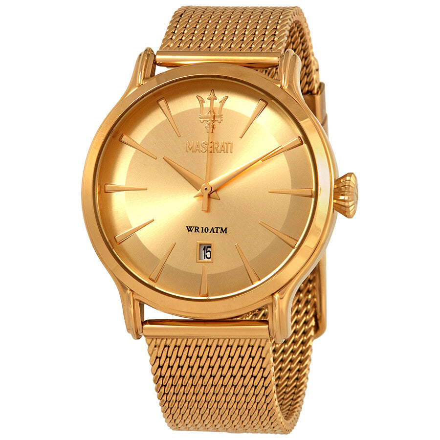 Maserati Epoca Gold Dial Men’s Watch R8853118003 - Watch