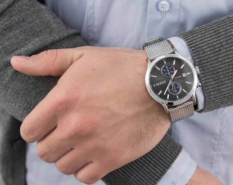 Maserati Epoca Grey/Blue Dial Chronograph Men’s Watch R8873618003 - Watch
