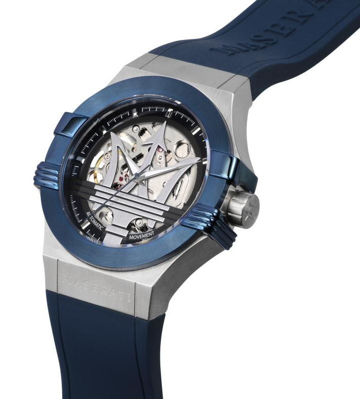Maserati Potenza Automatic Black Skeleton Dial Men’s Watch R8821108028 - Watch